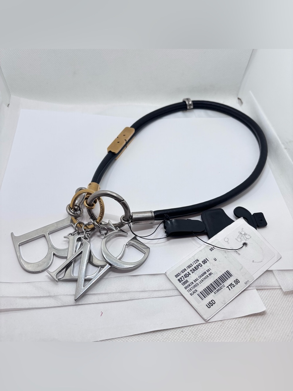 Balenciaga Multi Charm Broken Bag Charm Accessory